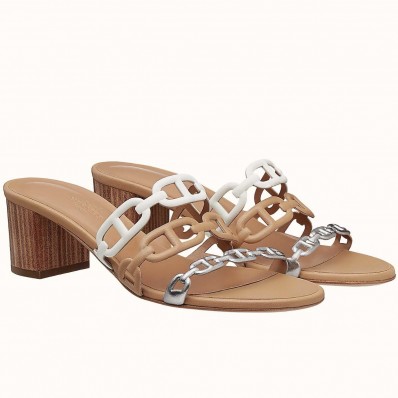 Best Quality Hermes Tandem Sandals In Multicolour Lambskin HD1987Zm92