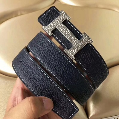 Imitation Hermes H Belt Buckle & Noir Clemence 32 MM Strap HD716mr39