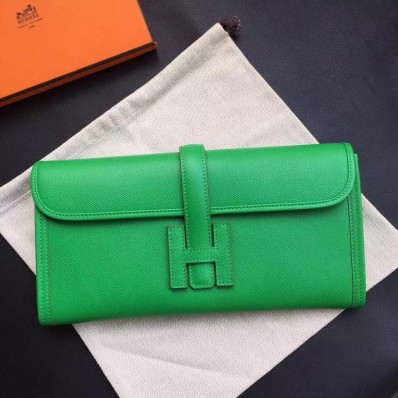 Replica Hermes Jige Elan 29 Clutch Bag In Bamboo Epsom Calfskin HD41BJ25