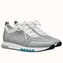 Best Hermes Men's Addict Sneakers In Grey Knit HD1515kr25