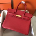 Copy Hermes Birkin 30 Handmade Bag In Red Epsom Leather HD1906Kn92
