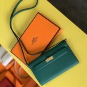 Fake Hermes Kelly Classique To Go Wallet In Malachite Epsom Calfskin HD1006IL96