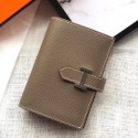Hermes Bearn Mini Wallet In Taupe Epsom Leather HD56PC54