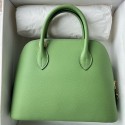 Hermes Bolide 1923 25 Handmade Bag In Vert Criquet Epsom Calfskin HD347Mv33