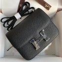 Hermes Constance 18 Handmade Bag In Black Epsom Calfskin HD452pA42
