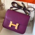 Hermes Constance 18 Handmade Bag In Cyclamen Epsom Leather HD1537DI37
