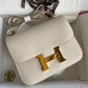 Hermes Constance 24 Handmade Bag In Craie Epsom Calfskin HD506ro99