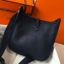 Hermes Evelyne III 29 PM Bag In Dark Blue Clemence Leather HD602EW67