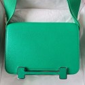 Hermes Geta Handmade Bag In Menthe Chevre Mysore Leather HD669sk39