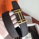 Hermes H Au Carre Belt Buckle & Cafe 32mm Strap HD708vX33