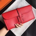 Hermes Jige Elan 29 Clutch In Red Swift Calfskin HD1917MB38