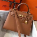 Hermes Kelly 25cm Sellier Bag In Gold Epsom Leather HD910Yf79