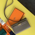 Hermes Kelly Classique To Go Wallet In Taupe Epsom Calfskin HD1010sk39