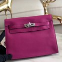 Hermes Kelly Danse Handmade Bag In Rose Purple Swift Leather HD1951EB28