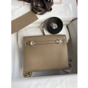 Hermes Kelly Danse II Bag In Gris Tourterelle Evercolor Calfskin HD1023ag52