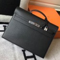 Hermes Kelly Depeche 38 Briefcase In Black Calfskin HD1036zQ99
