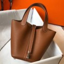 Hermes Picotin Lock 18 Bag In Gold Clemence Leather HD1802Sx31
