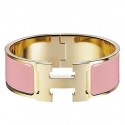 Hermes Pink Enamel Clic Clac H PM Bracelet HD1895DS71