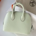 High Quality Imitation Hermes Bolide 1923 Mini Handmade Bag In Vert Fizz Chevre Mysore Leather HD366Vu82