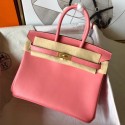 Hot Hermes Birkin 25 Handmade Bag In Rose Lipstick Swift Leather HD1948IA66