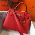 Imitation Hermes Kelly 25cm Sellier Bag In Piment Epsom Leather HD914lL78