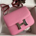 Replica Hermes Constance 18 Handmade Bag In Pink Epsom Calfskin HD476MO84