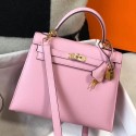 Replica Top Hermes Kelly 25cm Sellier Bag In Mauve Sylvestre Epsom Leather HD913di41