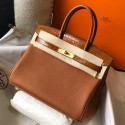 Replica Top Hermes Touch Birkin 30cm Limited Edition Gold Bag HD2025Cq58