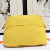 Best Hermes Medium Bolide Travel Case In Yellow Cotton HD1501HW50