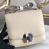 Hermes 2002 20cm Bag In Craie Evercolor Calfskin HD09Yv36