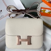 Hermes Constance 18 Handmade Bag In Nata Chevre Mysore Leather HD473ge92