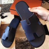 Hermes Izmir Sandals In Sapphire Epsom Leather HD805BM34