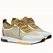 Hermes Men's Addict Sneakers In Multicolore Knit HD1516Ri95