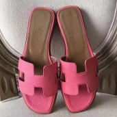 Hermes Oran Sandals In Rose Confetti Epsom Leather HD1706aC46