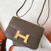 Imitation Best Hermes Constance 24 Handmade Bag In Taupe Epsom Leathe HD581NP24