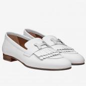 Imitation Cheap Hermes Royal Loafers In White Calfksin HD1964GU35