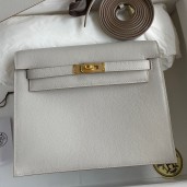 Imitation Hermes Kelly Danse II Bag In Pearl Grey Evercolor Calfskin HD1026sd97