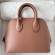 Hermes Bolide 1923 Mini Handmade Bag In Quebracho Chevre Mysore Leather HD363Oe12