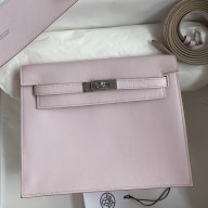 Hermes Kelly Danse II Bag In Mauve Pale Evercolor Calfskin HD1024aC46