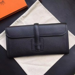 Best Quality Hermes Jige Elan 29 Clutch Bag In Black Epsom Calfskin HD282Zm92