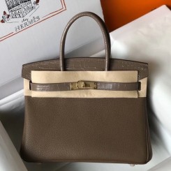 Knockoff Hermes Touch Birkin 30cm Limited Edition Taupe Bag HD2027va68