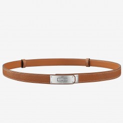 Luxury Hermes Kelly 18 Belt In Gold Epsom Leather HD867Eq40