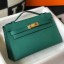 Best Hermes Kelly Pochette Bag In Vert Veronese Epsom Leather HD1165jI34