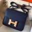 Copy Hermes Constance 18 Handmade Bag In Sapphire Epsom Leather HD1553vA83