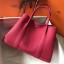 Copy Hermes Garden Party 36 Bag In Rose Tyrien Clemence Leather HD658fh25