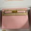 Fake Best Hermes Kelly Danse II Bag In Rose Sakura Evercolor Calfskin HD1030Nk59