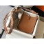Fake Hermes Evelyne III TPM Bag In Gold Clemence Leather HD615kw88