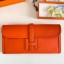 Fake Hermes Jige Elan 29 Clutch Bag In Orange Swift Calfskin HD826Sq37