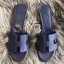 Fake Hermes Oasis Sandals In Sapphire Epsom Leather HD1638kw88