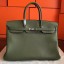Hermes Birkin 40 Handmade Bag In Canopee Clemence Leather HD420vN22